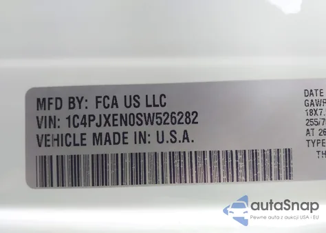 2025 Jeep Wrangler 4-Door Sahara 4X4 из США, поврежденный, VIN 1C4PJXEN0SW526282